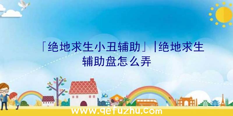 「绝地求生小丑辅助」|绝地求生辅助盘怎么弄